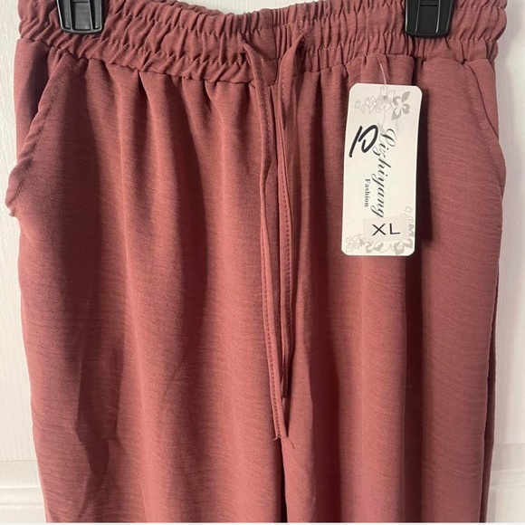 No Discount ✨ Lightweight Wide Leg Pants – Elastic Waist – – Size XL ✨ - Picture 5 of 13